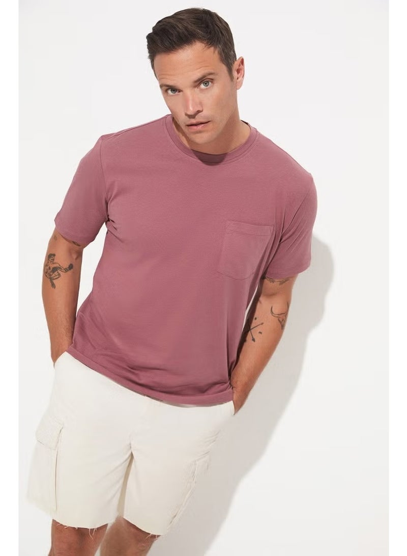 JUNE Men's Regular Fit Pocket Detailed Short Sleeve T-Shirt - Image 1