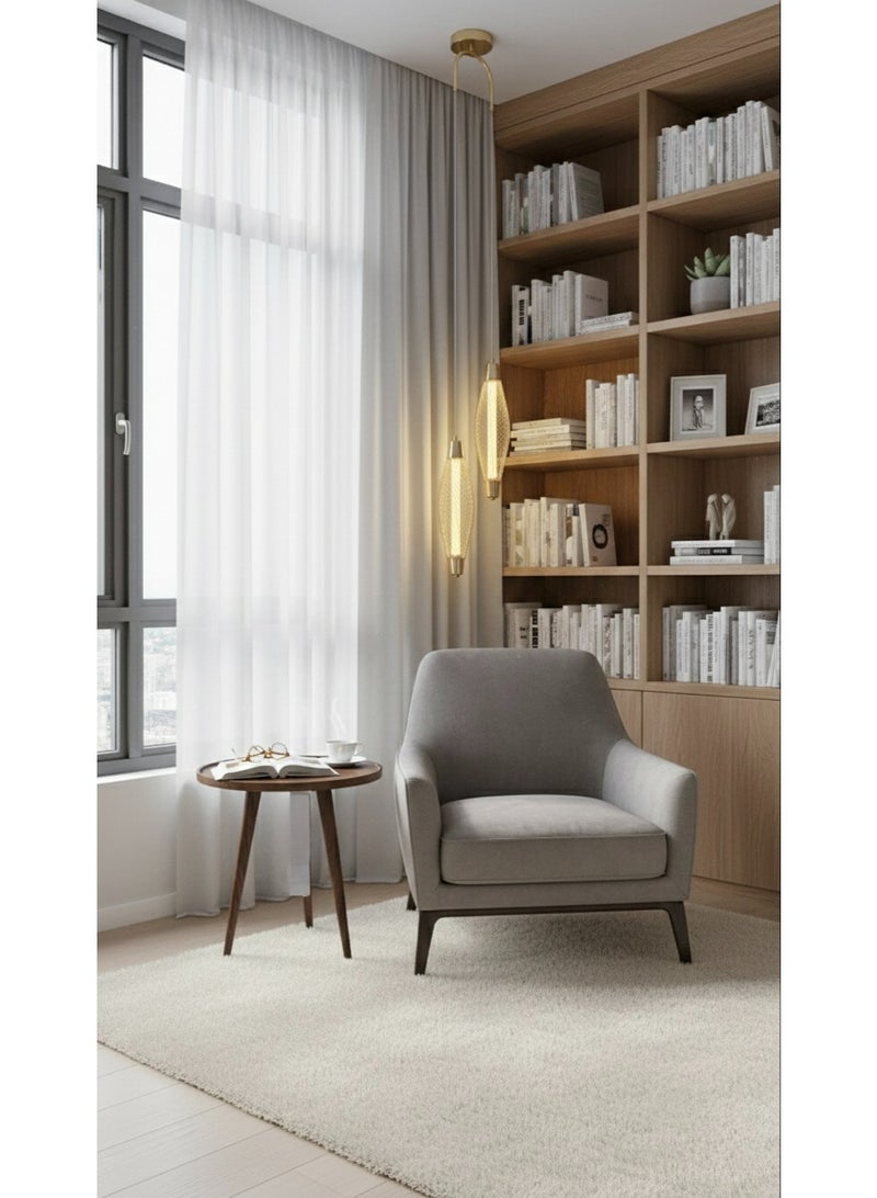 BUY4LESS -  Modern Lighting, Double pendent, Light, Gold Color Colored luxury pendent, 34x22 cm, Suitable for mirror side, bedside, caffee shop - Image 3