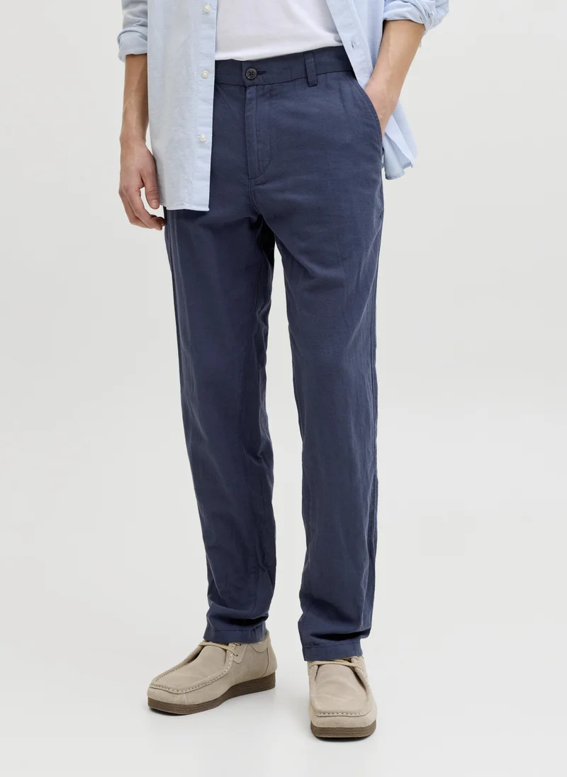 JACK & JONES JPSTACE SUMMER LINEN BLEND CHINO PANT SN