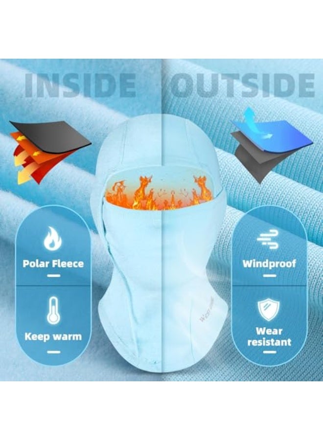 ويست بايكنج قناع وجه الأطفال باكلافا الصيفي مع ميزات تبريد وتغطية للأشعة فوق البنفسجية ، خفيف الوزن ، يستخدم كوشاح للرقبة، مناسب للتزلج وركوب الدراجات وصيد الأسماك، للأولاد والبنات، اللون الأزرق، مقاس موحد - Image 2