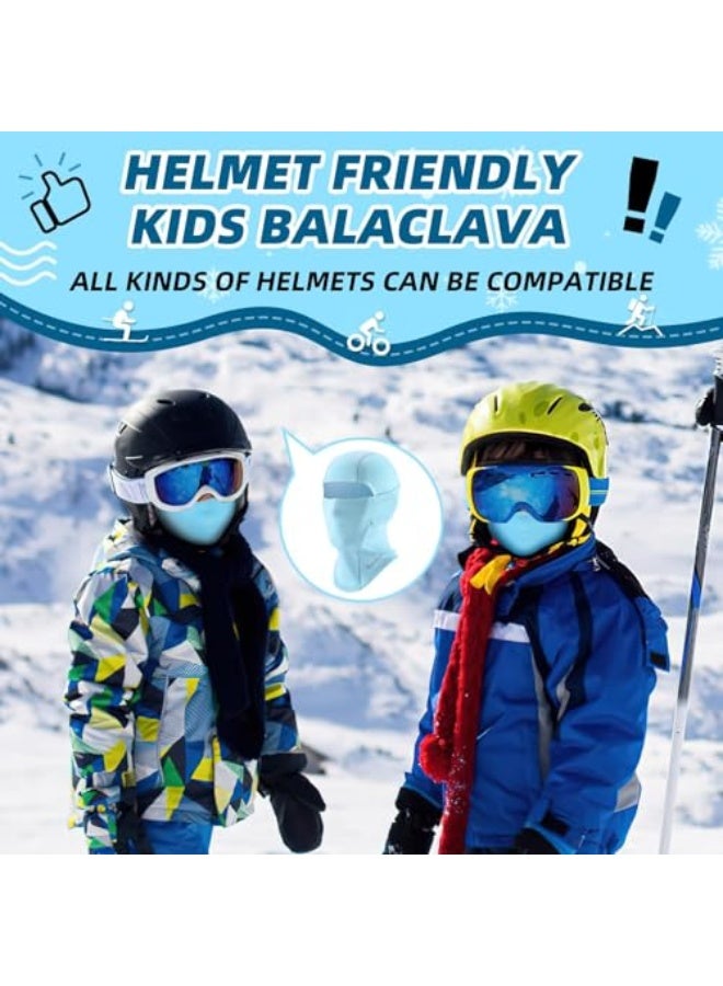 ويست بايكنج قناع وجه الأطفال باكلافا الصيفي مع ميزات تبريد وتغطية للأشعة فوق البنفسجية ، خفيف الوزن ، يستخدم كوشاح للرقبة، مناسب للتزلج وركوب الدراجات وصيد الأسماك، للأولاد والبنات، اللون الأزرق، مقاس موحد - Image 4