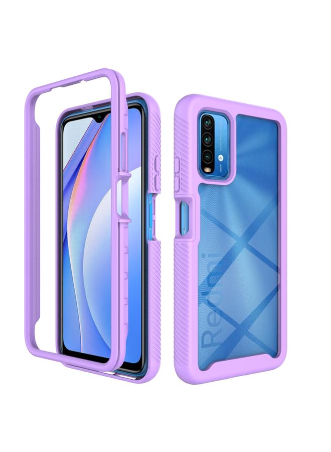 The Bros Case For Xiaomi Poco M3 / Redmi 9T Starry Sky Solid Color Series Shockproof PC + TPU Protective Case