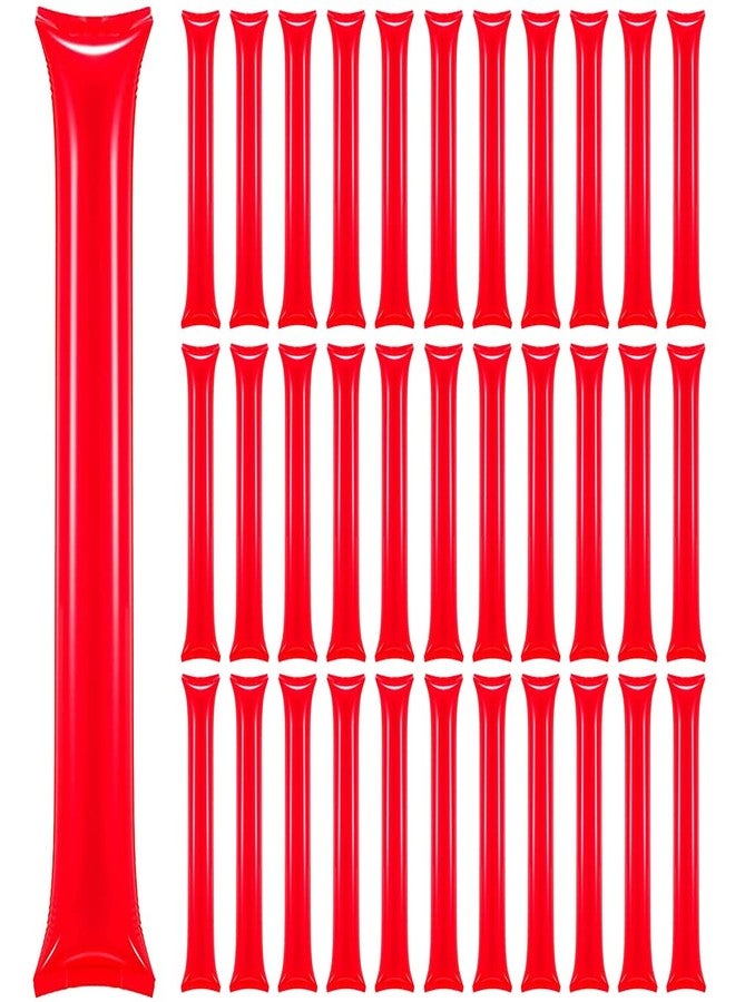 Lovecheer 50PCS Red Thunder Sticks Noise Makers Inflatable Cheerleading Sticks for Sporting Events Adults Birthday Wedding Cheer - Image 1