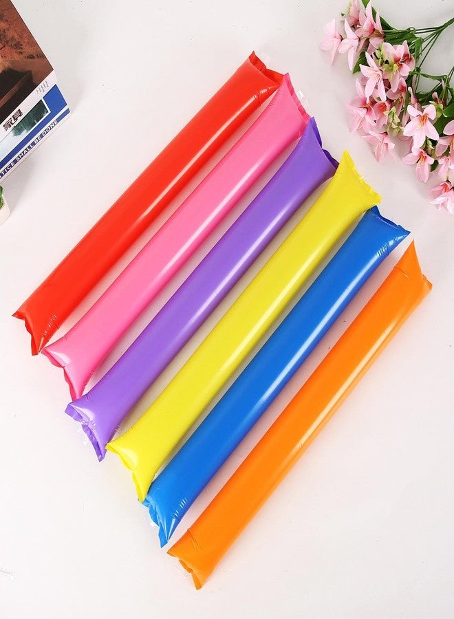 Lovecheer 50PCS Red Thunder Sticks Noise Makers Inflatable Cheerleading Sticks for Sporting Events Adults Birthday Wedding Cheer - Image 5
