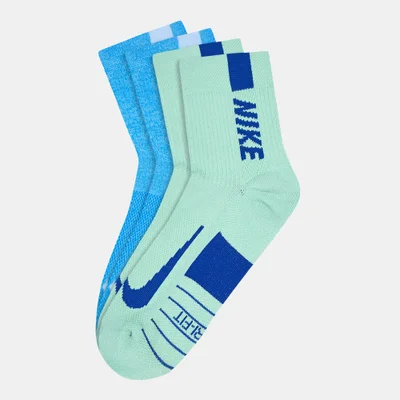 Nike Multiplier Ankle Socks (2 Pack)