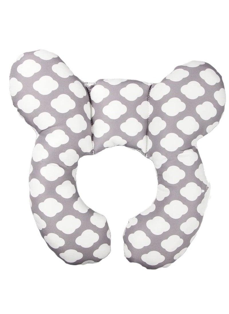 Generic - Baby Travel Pillow(Upgraded), Head and Neck Support Pillow for Pushchair, Car Seat,Stroller, Bouncer, Cotton - Image 1