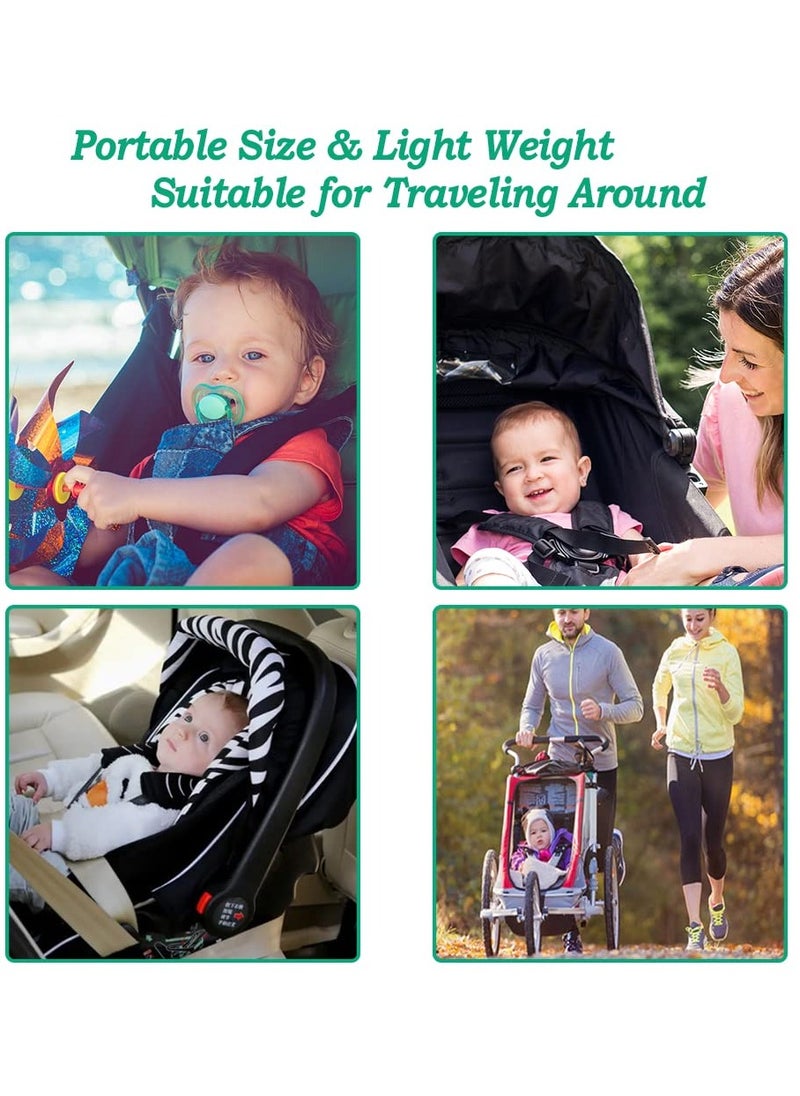 Generic - Baby Travel Pillow(Upgraded), Head and Neck Support Pillow for Pushchair, Car Seat,Stroller, Bouncer, Cotton - Image 1