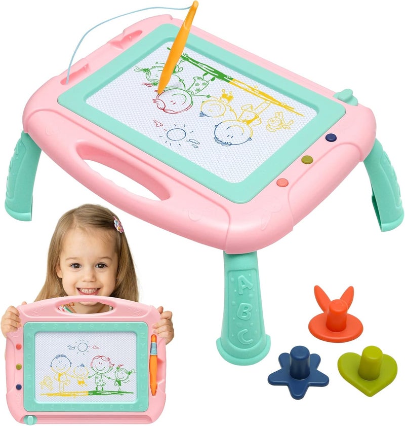 HZZILEY Toys for 1-2 Year Old Girls,Magnetic Drawing Board Toddler Toys for Girls Boys,Magna Erasable Doodle Board Creative Kids Toys for Toddlers 1 2 3,Christmas Halloween Birthday Easter Gifts Learning Toys - Image 1