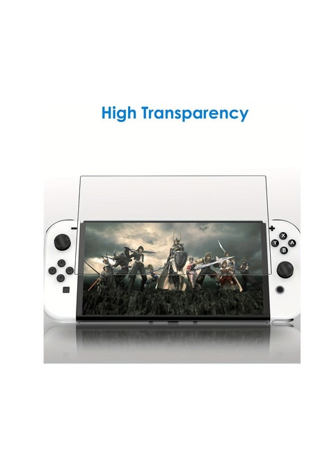 Nintendo Switch OLED Tempered Glass Screen Protector, 2-Pack - Scratch-Resistant HD Clear Film for 7-Inch Console Nintendo Switch Screen Protector Screen Protector For A Nintendo Switch