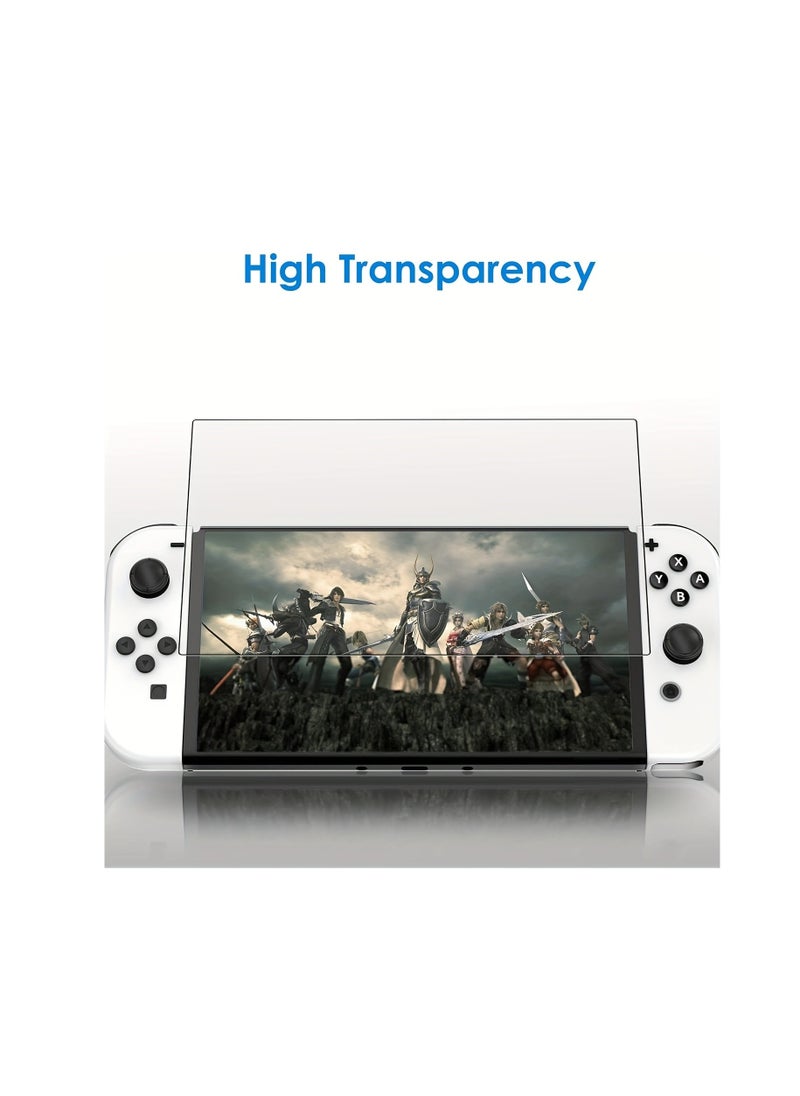 Generic - Nintendo Switch OLED Tempered Glass Screen Protector, 2-Pack - Scratch-Resistant HD Clear Film for 7-Inch Console Nintendo Switch Screen Protector Screen Protector For A Nintendo Switch - Image 1
