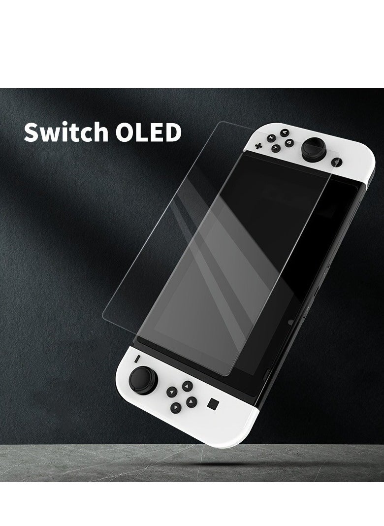 Generic - Nintendo Switch OLED Tempered Glass Screen Protector, 2-Pack - Scratch-Resistant HD Clear Film for 7-Inch Console Nintendo Switch Screen Protector Screen Protector For A Nintendo Switch - Image 1
