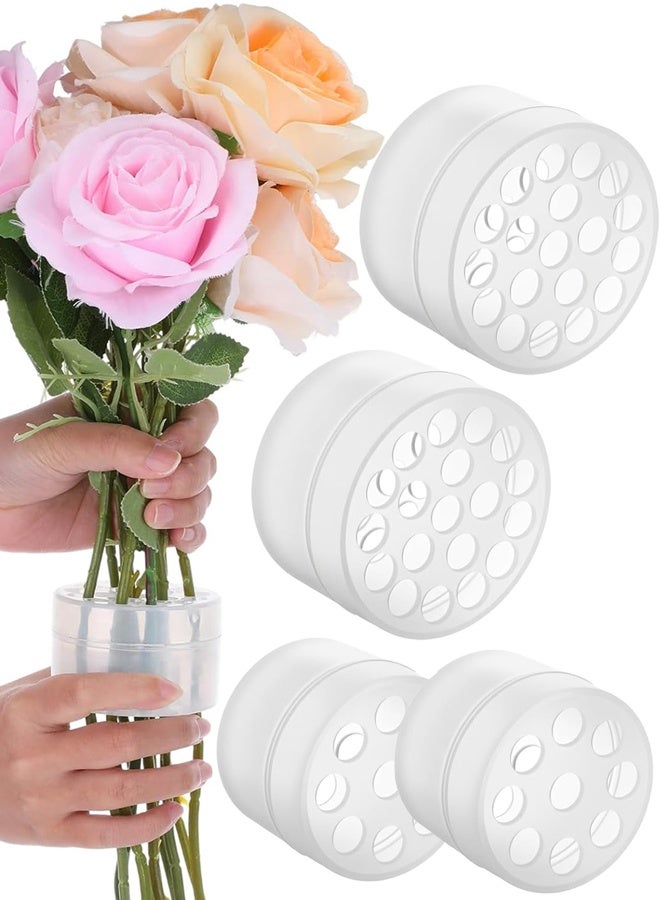 4 Pcs Spiral Ikebana Stem Holder,DIY Bouquet Twister Flower Floral Arrangement Holder Round Flower Arranger Flower Fixed Tools - Image 1