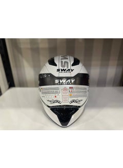 sway Helmet Sw 850 White/silver Full Face  - Image 3