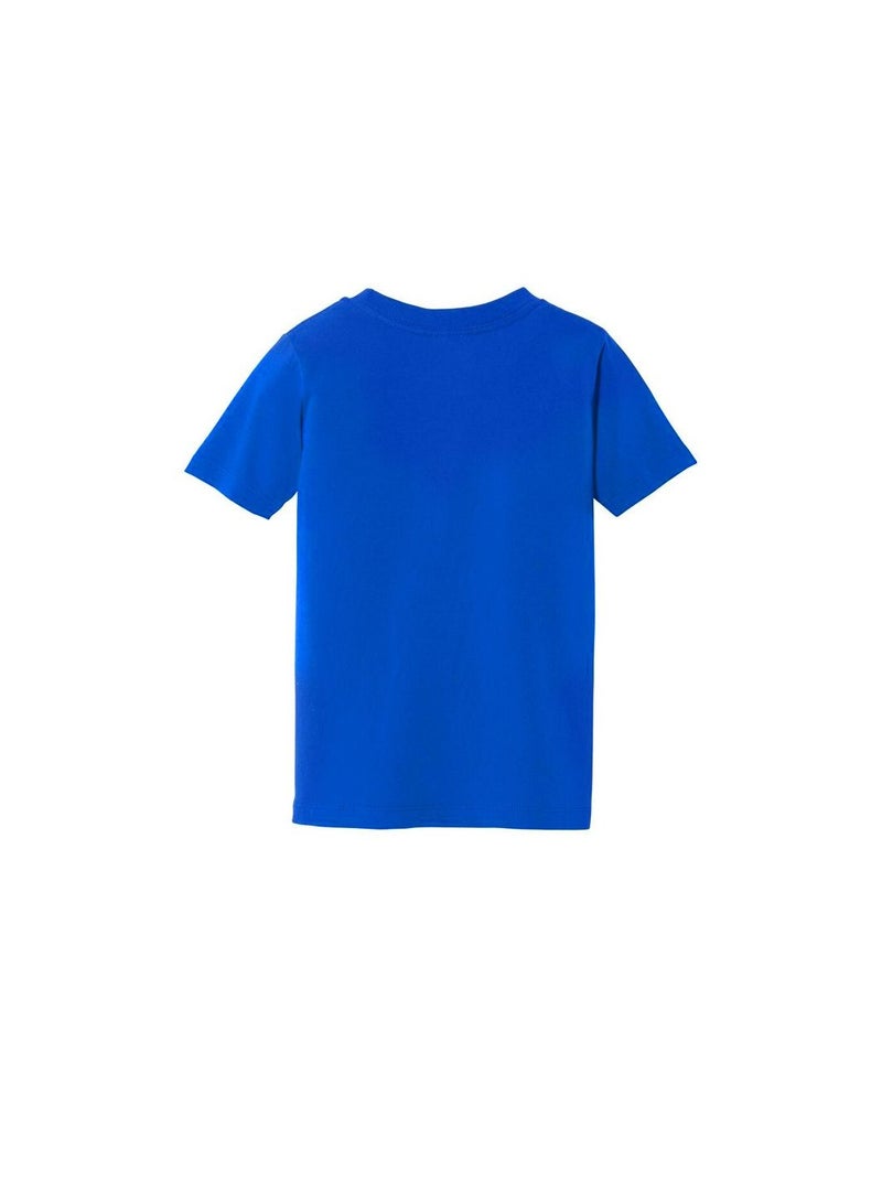 Sudan Kids T-Shirt For Boys–Blue Cotton Tee With I Love Sudan Flag Heart Print–Round Neck Short Sleeve Casual Wear For School & Play