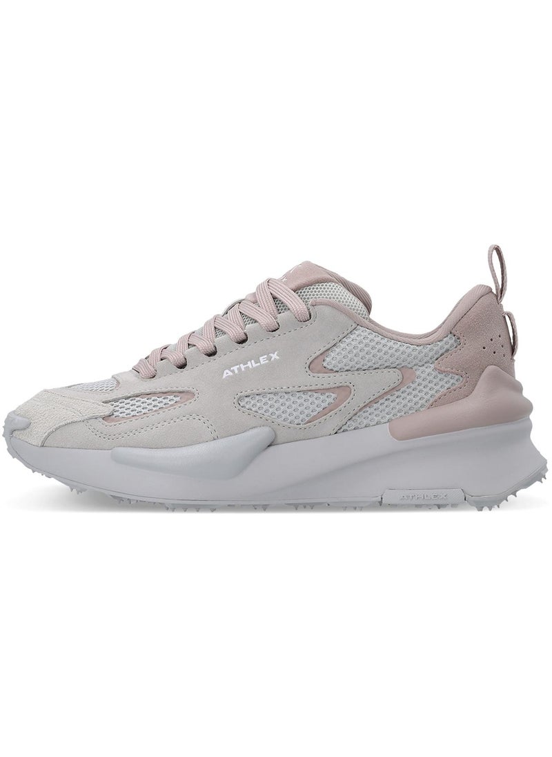 Athlex Women’s Running Shoes - Athlex Fuse Grey/Pink, Lightweight Sneakers with SPEEDPULSE Cushioning & OrthoLite Insole  - Image 2