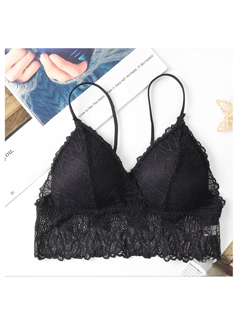2-Pieces Ladies Lace Tube Top Bra  - Image 4