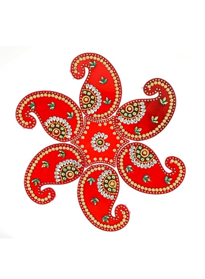 Madhoor Handcrafted Decorative Rangoli Sticker For Festivals & Celebrations