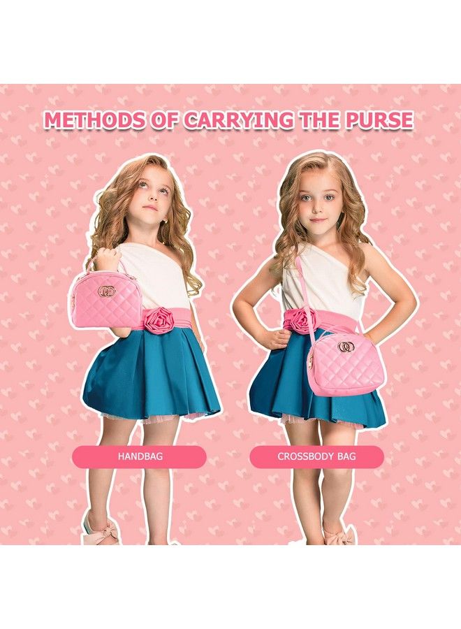 Girl Purse With Play Makeup Kit, Little Kids Pretend Make Up Handbags With Pink Cosmetics Accessories, My First Purse Toys For Toddler Princess Gift Age 3 4 5 6 7 8 Year Old  - Image 5
