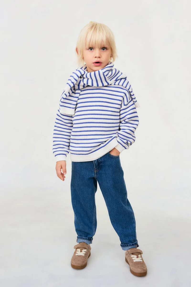 اتش اند ام جينز متدرج الاتساع من مزيج القطن