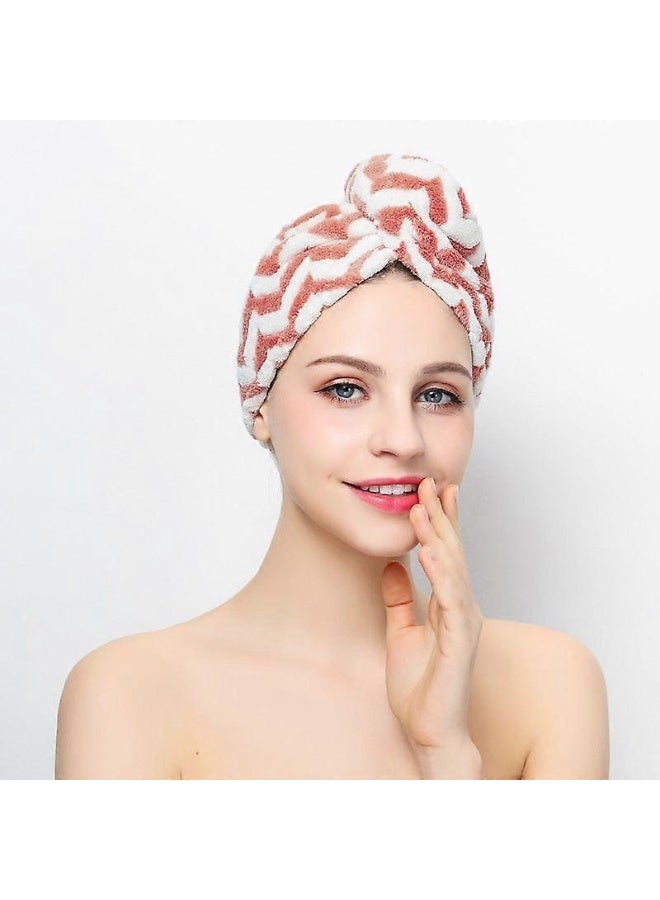 منشفة شعر من الألياف الدقيقة للنساء - عمامة للشعر المبلل، منشفة تجفيف فائقة الامتصاص - سريعة الجفاف، مضادة للتجعد - للشعر الطويل والقصير، المبلل والمجعد - متعددة الألوان - Image 5