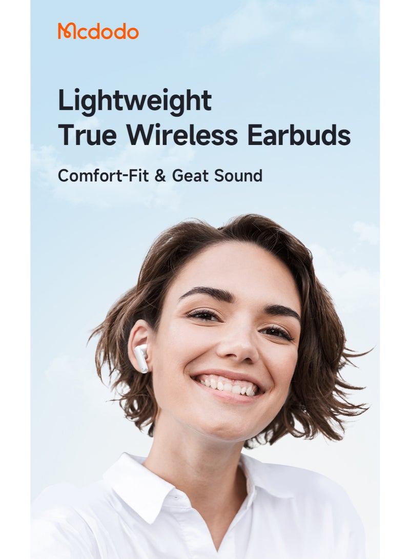 مكدودو Mcdodo سماعات أذن لاسلكية (TWS) B03 بلوتوث 5.0، صوت ستيريو عالي الدقة، عمر بطارية 20 ساعة - Image 2