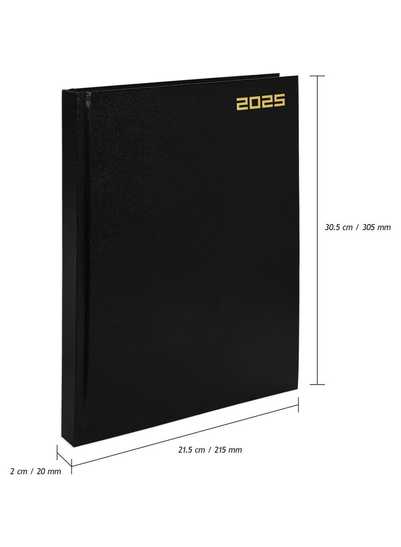 FIS FIS Diary 2025 (English) Black, A4 - FSDI41E25BK  - Image 4