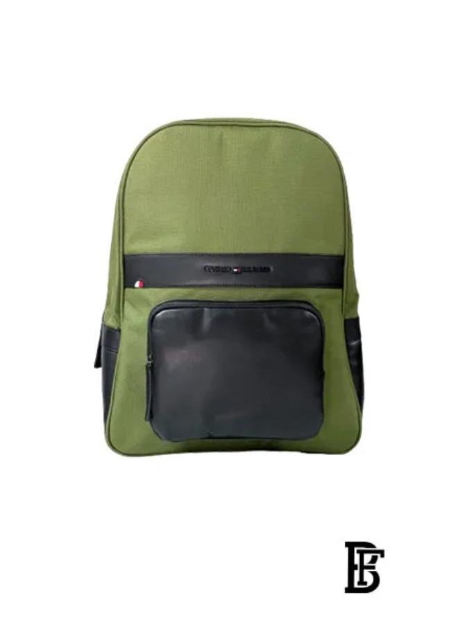 Tommy Hilfiger Plus - Tommy Hilfiger Men’s Essential Backpack, GREEN menbag013 - Image 1