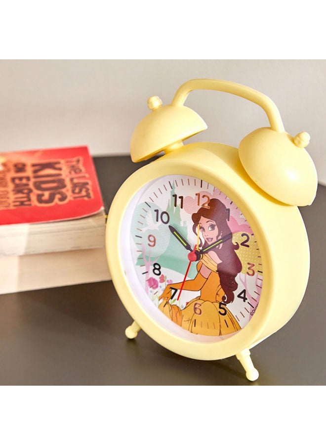 NIBEMINENT Princess Alarm Clock Yellow 12.7x10cm - Image 3