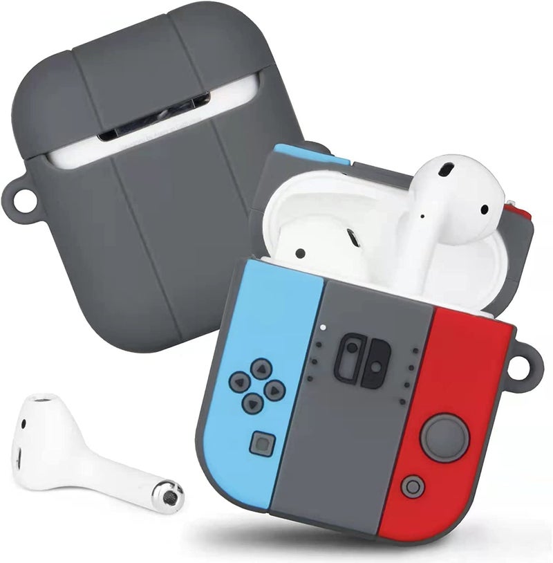 EMOH ROCED Apple AirPods Case Cover for 1st and 2nd Generation Protective Shock Proof Case Cover Compatible with AirPods 2&1 with Keychain (Nightendo) - Image 5