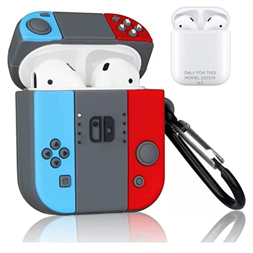EMOH ROCED Apple AirPods Case Cover for 1st and 2nd Generation Protective Shock Proof Case Cover Compatible with AirPods 2&1 with Keychain (Nightendo) - Image 1