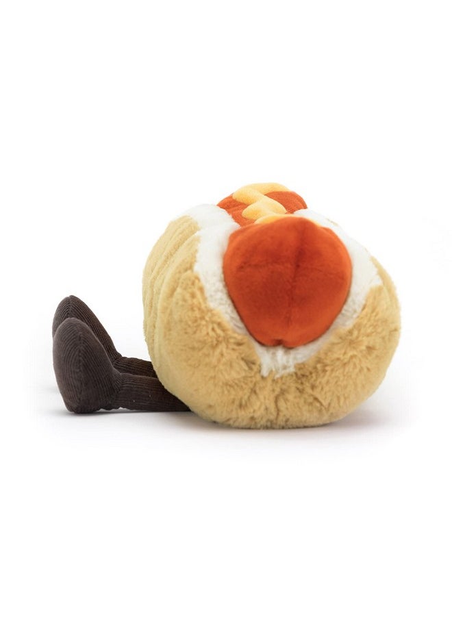 Jellycat Jellycat Amuseables Hot Dog Stuffed Toy, 10 inches | Food Plush | Fun Gift Idea  - Image 3
