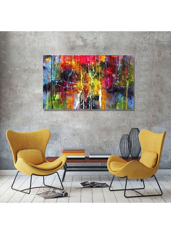 نيبمينينت Abstract Wall Painting Multicolour 31.5x19.7x0.1ininch - Image 3