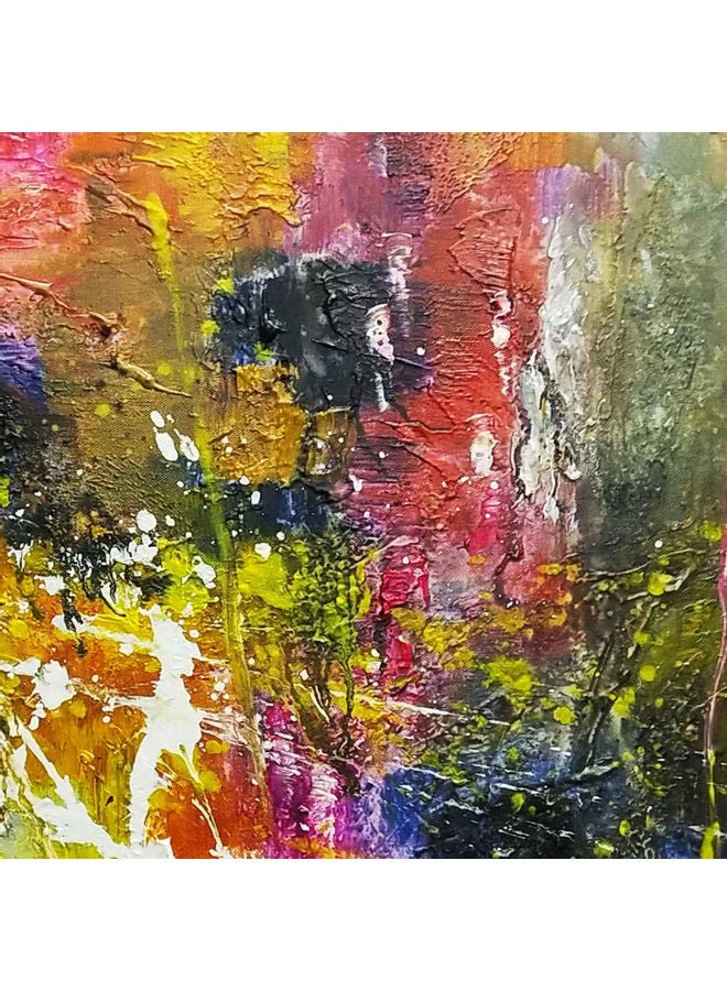 نيبمينينت Abstract Wall Painting Multicolour 31.5x19.7x0.1ininch - Image 2