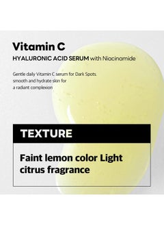 MEDIHEAL Vitamin C Brightening Serum (1.35 Fl Oz 1 Pack) Tonetextureglow Care Manage Skin With Vitamin C Niacinamide Hyaluronic Acid  - Image 4