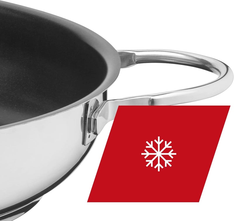 Silit Calabria Roasting/Serving Pan 32 cm Induction Cooker Stainless Steel Coated Stainless Steel Handle Oven Safe for Gentle Roasting - Image 3