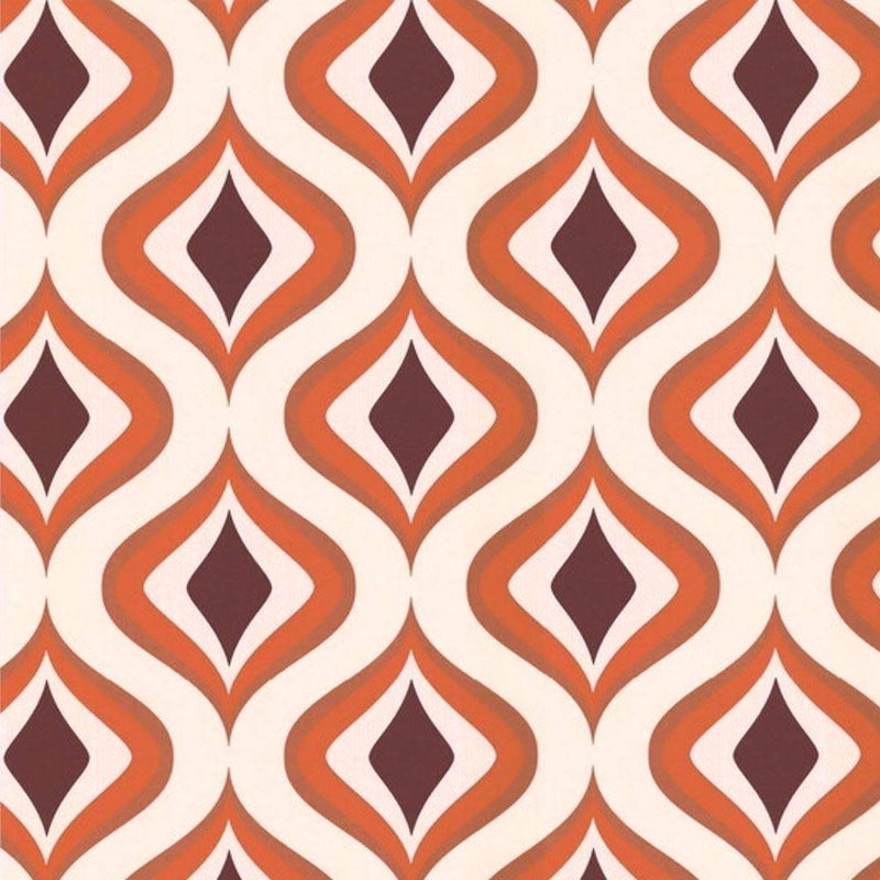 15195 Trippy Orange Wallpaper roll