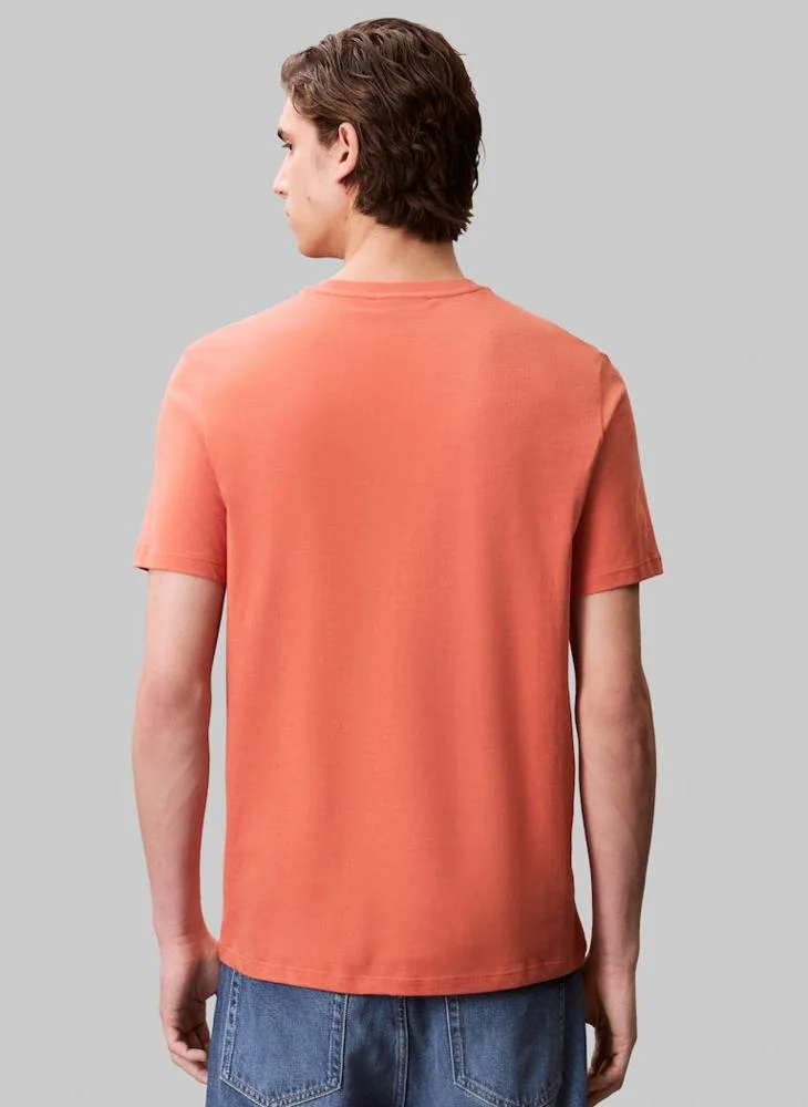 Calvin Klein Jeans Solid Regular Fit Crew Neck T-Shirt