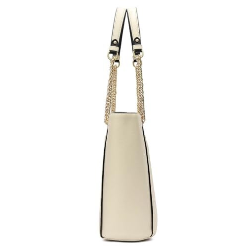 Da Milano Leather White Shoulder Bag for Women - Image 3