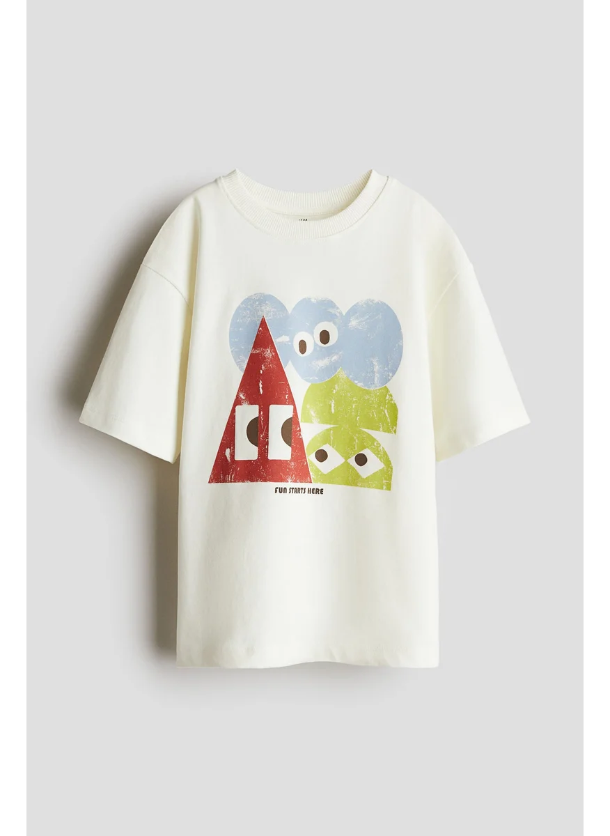اتش اند ام Loose-Fit Cotton T-Shirt
