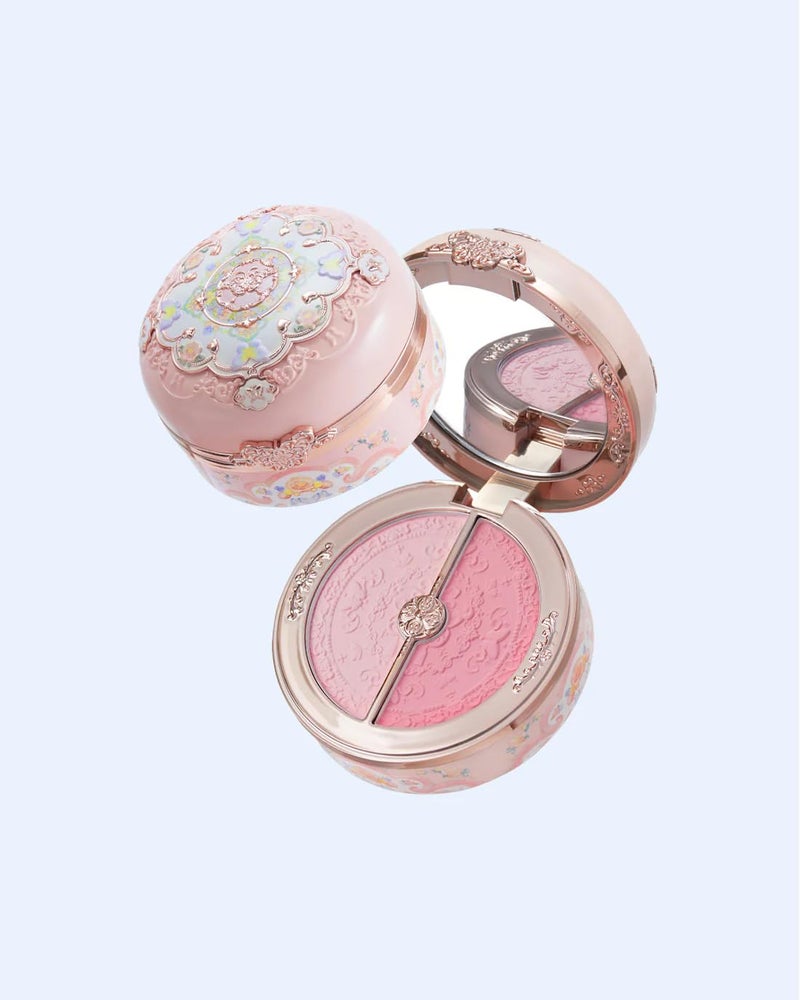 Flower Knows Butterfly Cloud Collar Rouge Box Highlighting  Blush Duo Powder03 Pastel Lotus 
