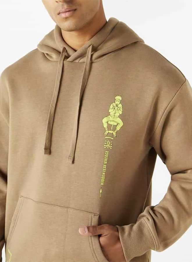 اس بي كاركترز هودي بجيب كنغر وطبعات ناروتو