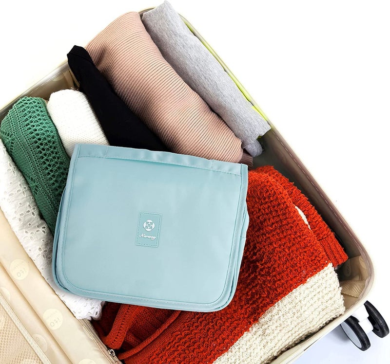 TAGUDA Multi-Function Travel Hanging Toiletry Bags Cosmetic Bag Makeup Bag for Women, Men (GREEN) - Image 3