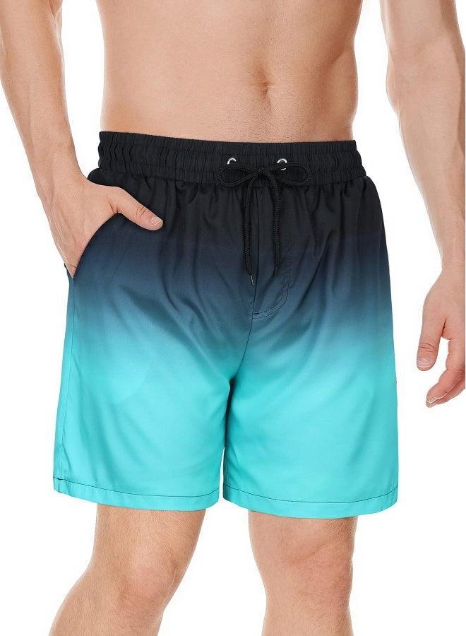 Men's Swim Trunks Board Shorts, Quick Dry with Compression Liner, 5.5" Inseam Swim Shorts, Beach Shorts Bathing Suits Beach Wear (XL) - Image 3