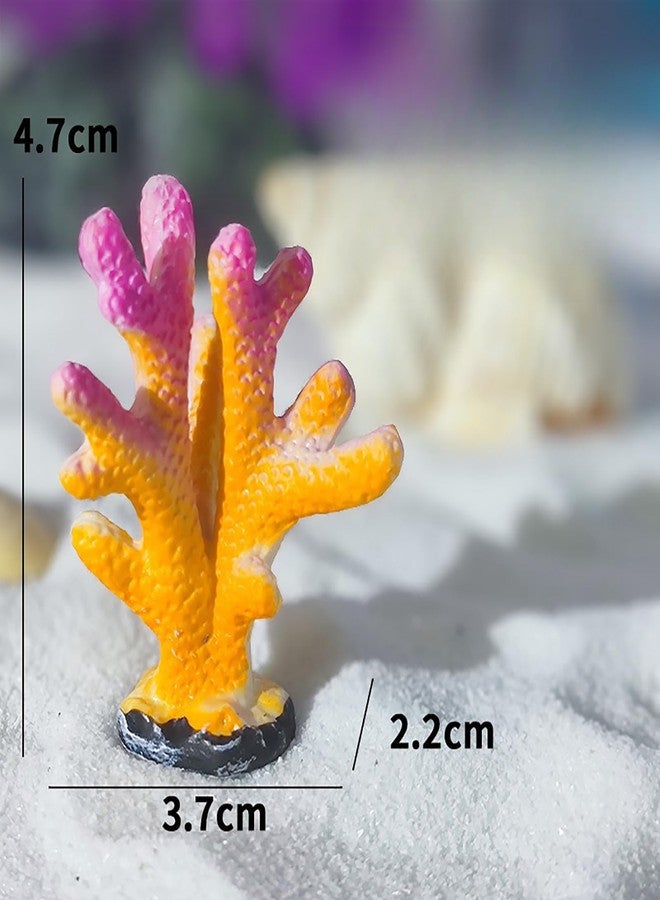 SUSOYAOCHEN Artificial Coral Plant Aquarium Decorations, Style B, 4 Pcs - Image 3