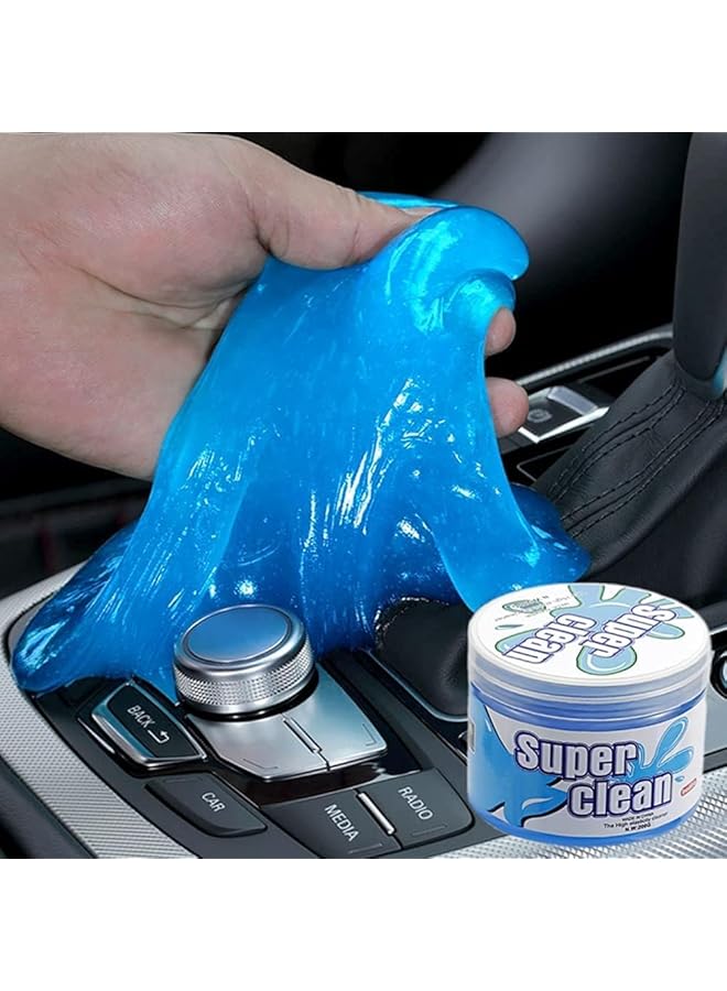 PROMASS Car Cleaning Gel, Car Detail Tool Cleaning Gel, Car Interior Putty Cleaner, Universal Keyboard Notebook Cleaning Gel Magic Cleaning Mud 160g Blue .  - Image 1