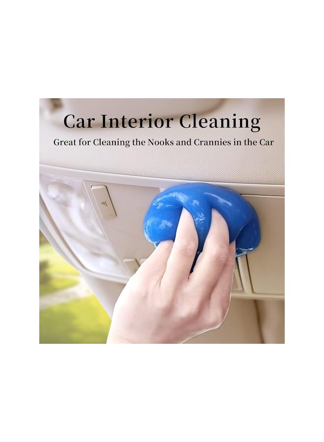 PROMASS Car Cleaning Gel, Car Detail Tool Cleaning Gel, Car Interior Putty Cleaner, Universal Keyboard Notebook Cleaning Gel Magic Cleaning Mud 160g Blue .  - Image 3