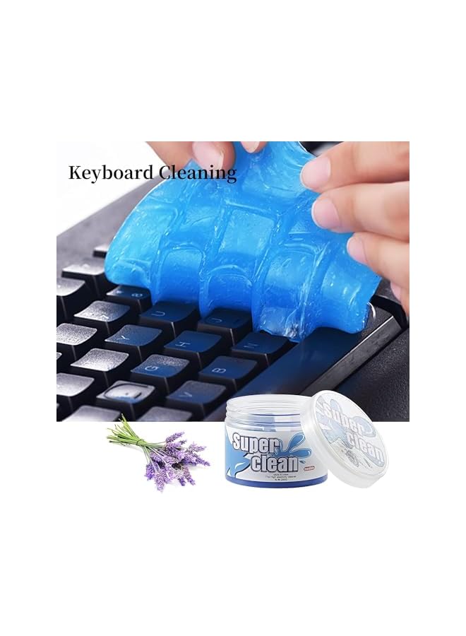 PROMASS Car Cleaning Gel, Car Detail Tool Cleaning Gel, Car Interior Putty Cleaner, Universal Keyboard Notebook Cleaning Gel Magic Cleaning Mud 160g Blue .  - Image 5