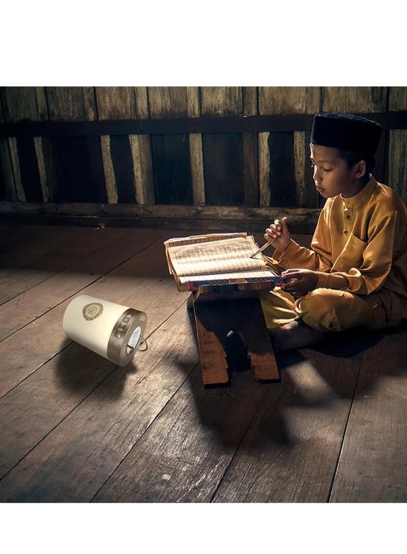 إلترازون "Quran Speaker SQ-112 – Bluetooth Quran Speaker with Smart Touch LED Lamp, Rechargeable, MP3/FM, 8GB TF Card, 18 Translations, Remote Control" - Image 4