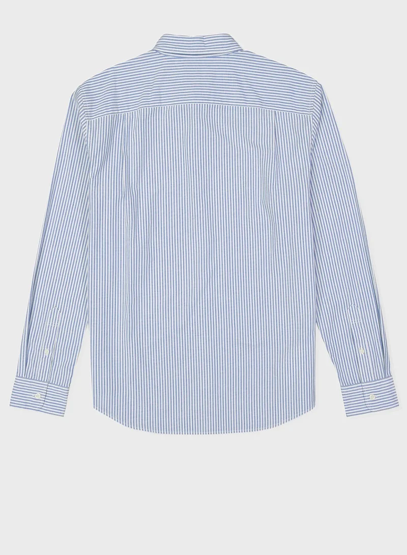 American Eagle Oxford Striped Classic Fit Shirt