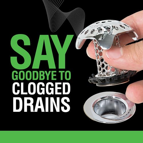 SinkShroom Ultra Revolutionary Bathroom Sink Drain Protector, Stainless Steel - Image 3